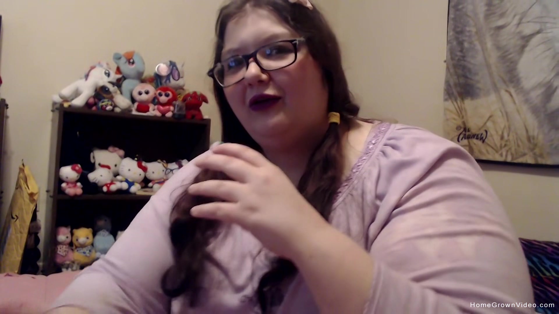 Real amateur BBW and her boyfriend make a porno