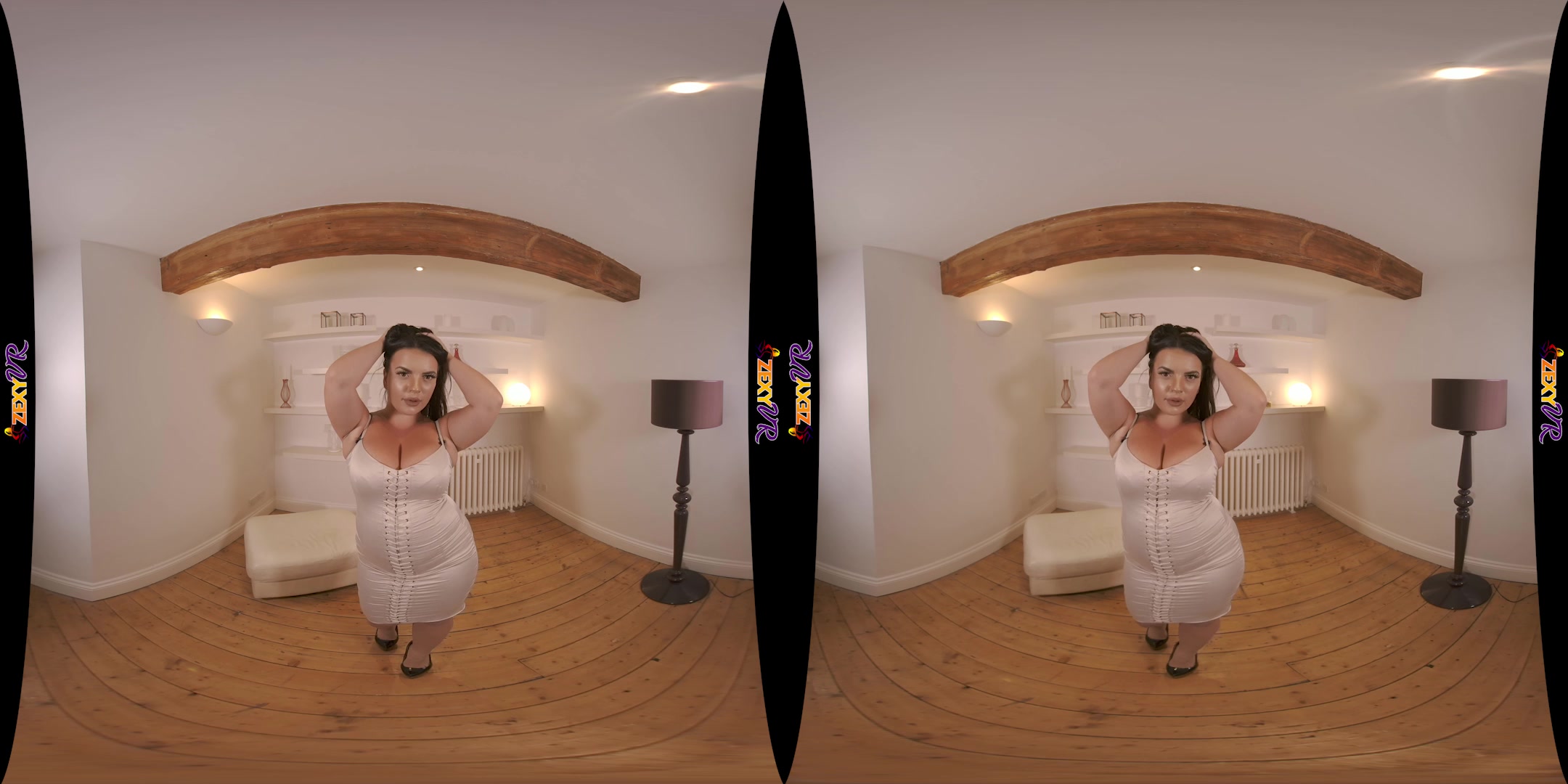 Hottie In White featuring Mica - ZexyVR