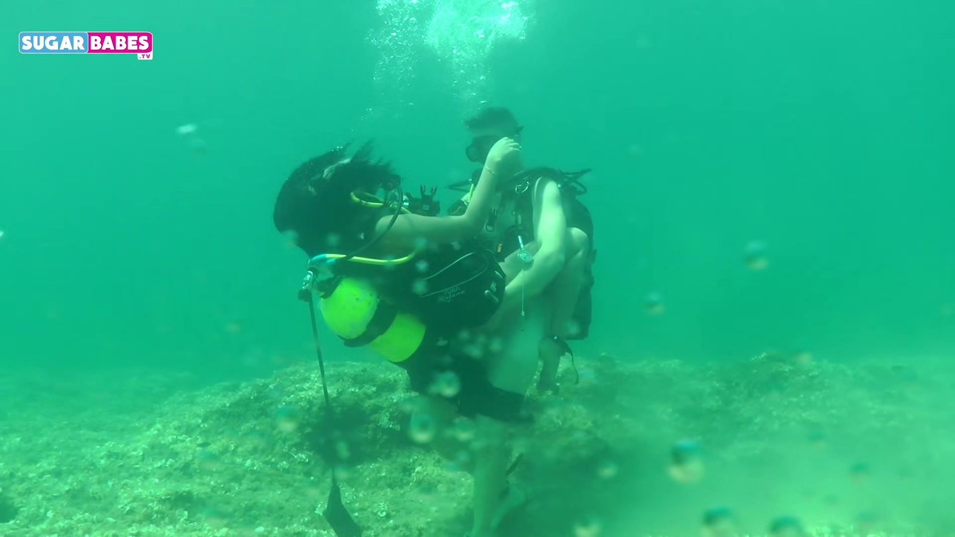 I fuck his *** Under the Water