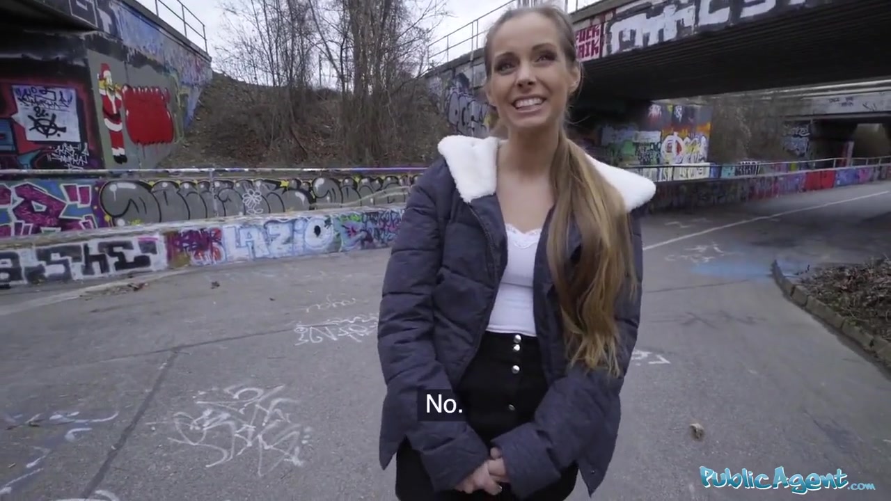Kinuski Fucks A Big Cock Outside Under A Tunnel