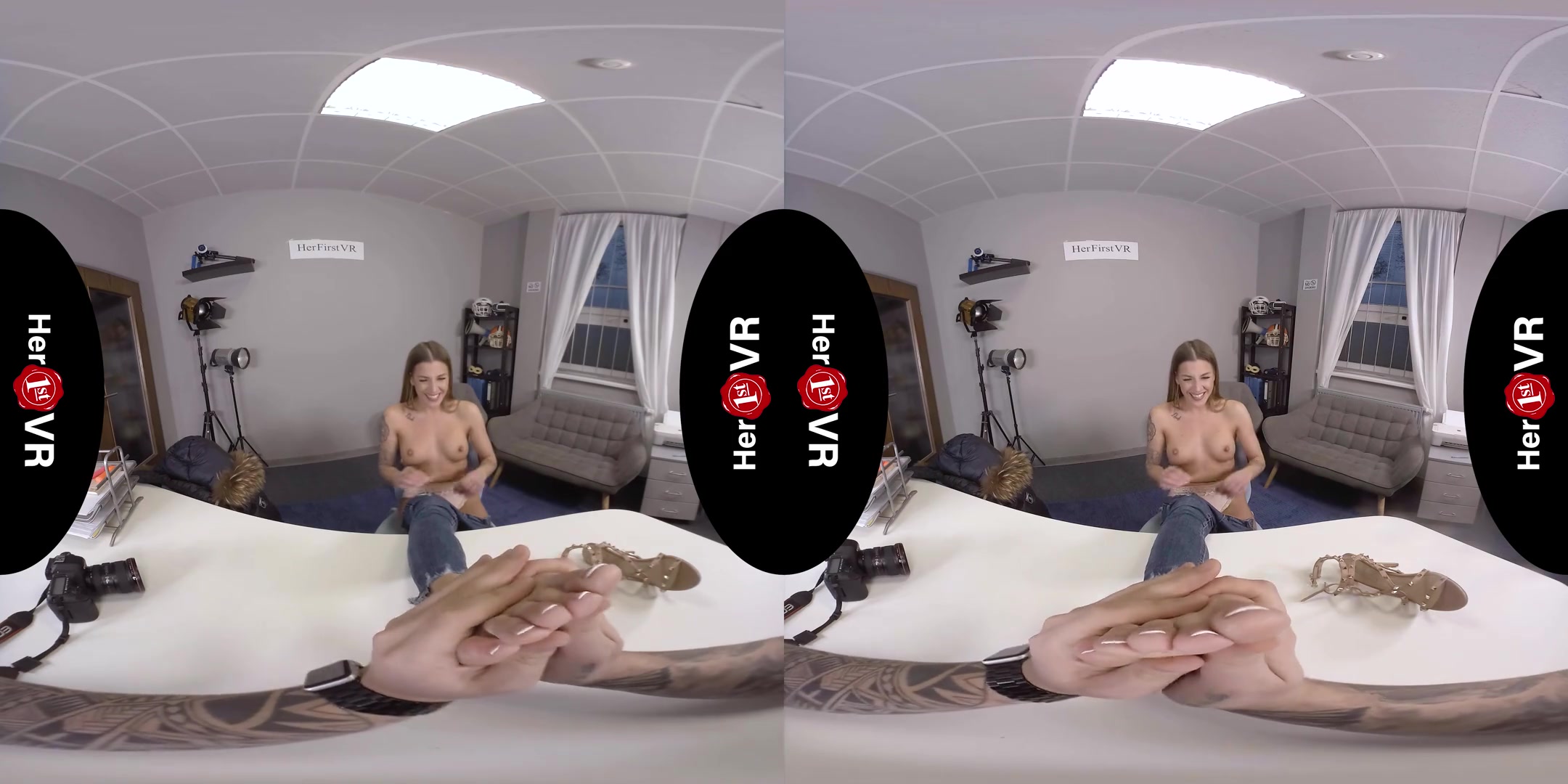 Silvia Dellai - VR Casting; Cute Shy Blonde Babe Amateur VR