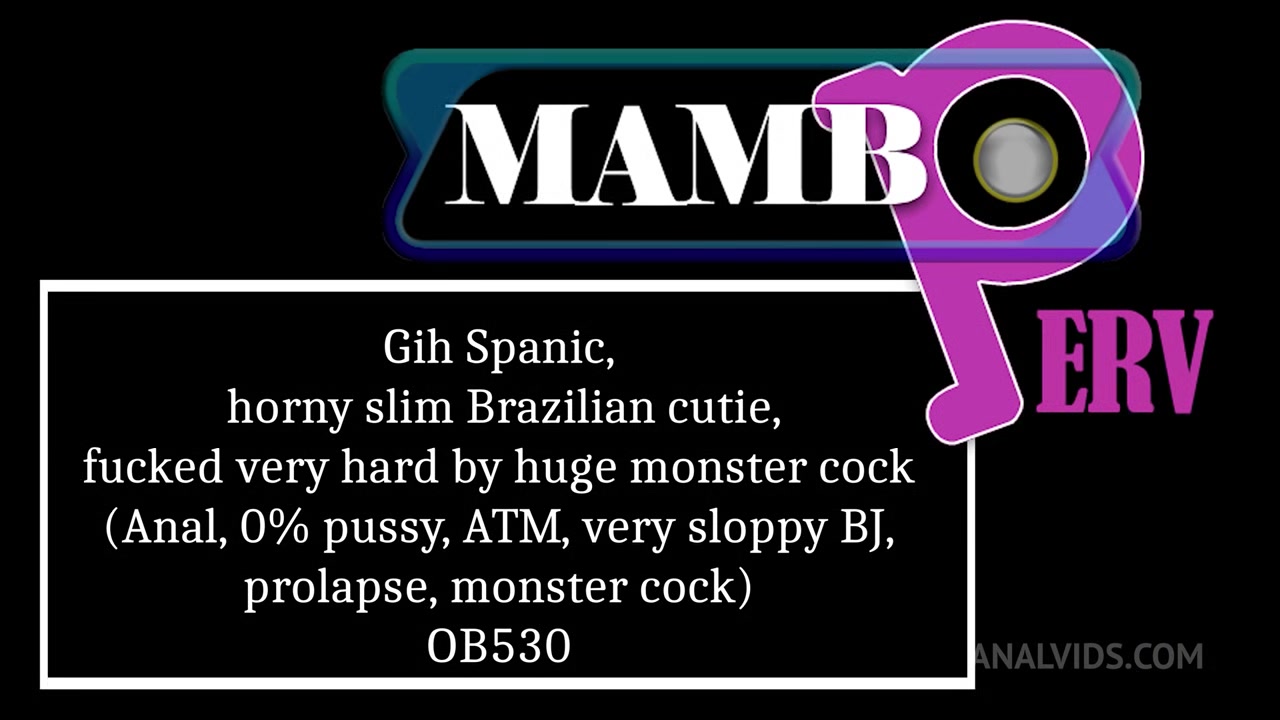 Gih Spanic, Horny Slim Brazilian Cutie, Fucked Very Hard By Huge