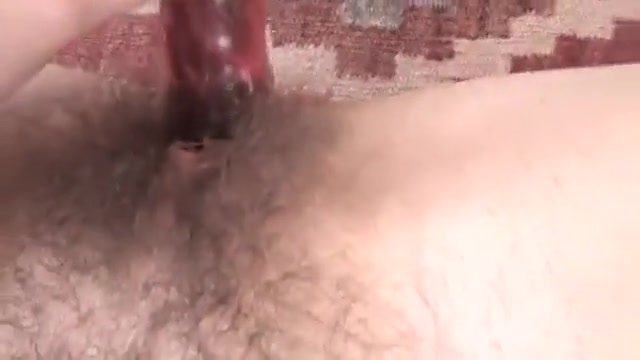 She videotaped the dildo penetrating her pussy