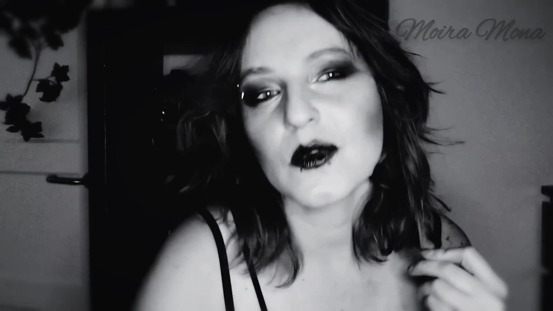 Evil Queen With Dark Lipstick