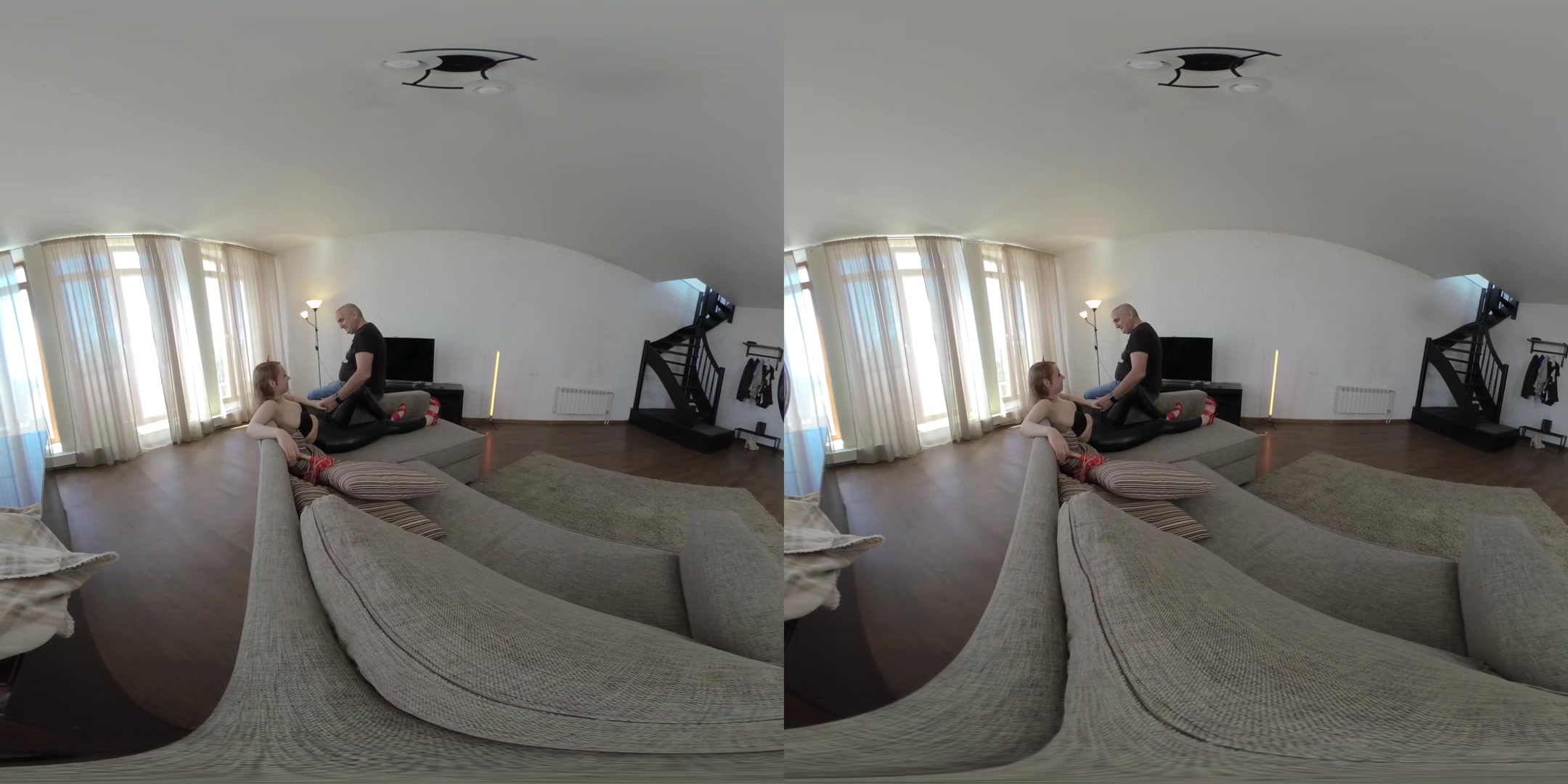 Old Husband Return To Young Wife And Do Anal
