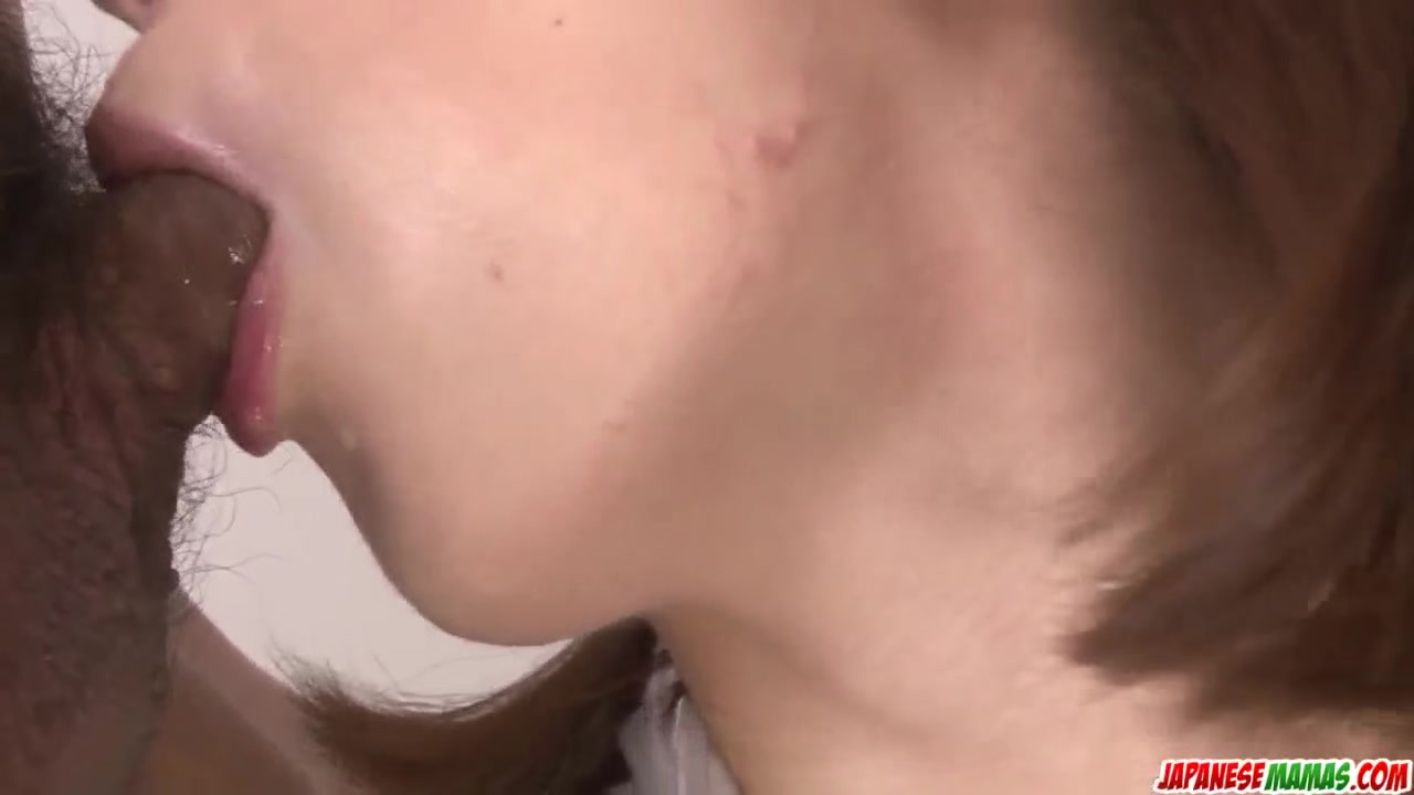 Nonoka Kaede sucks cock in ama - More at Japanesemamas.com