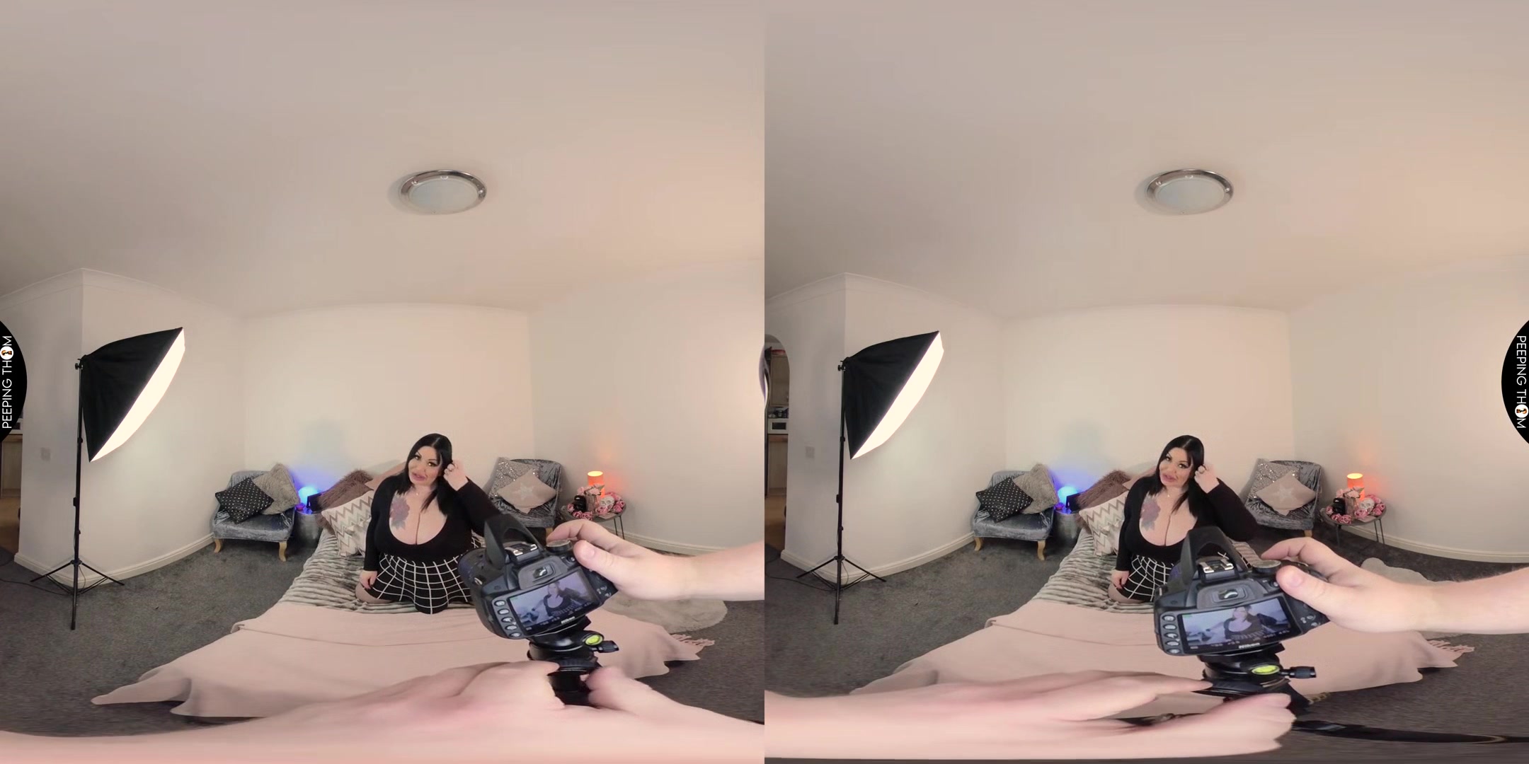 Mia and the Photographer; Big Tit British BBW POV VR Porn