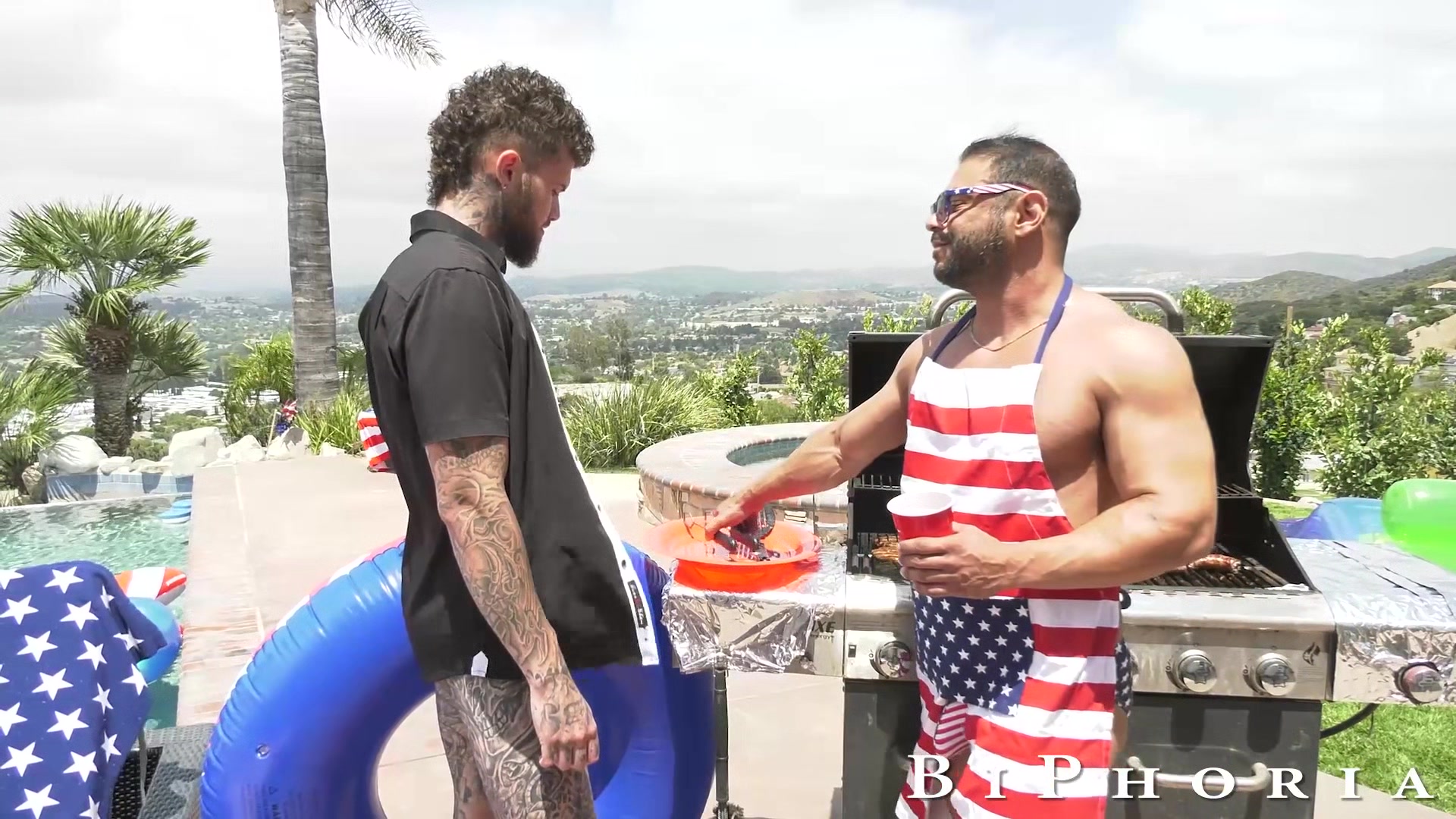 Hot AF ***July Bi Orgy Pool Party