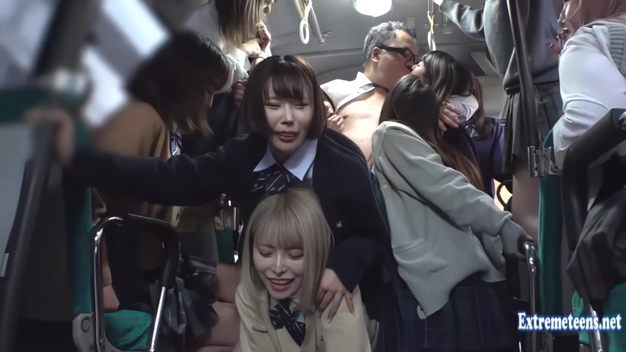 Twelve schoolgirls 18+ Fuck Commuter On Bus Deep Throat And Ride In Public Outrageous Action New For May