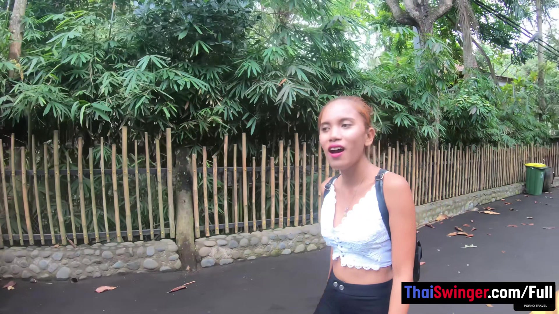 Bubble butt Thai GF licked and fucked at home after a day out