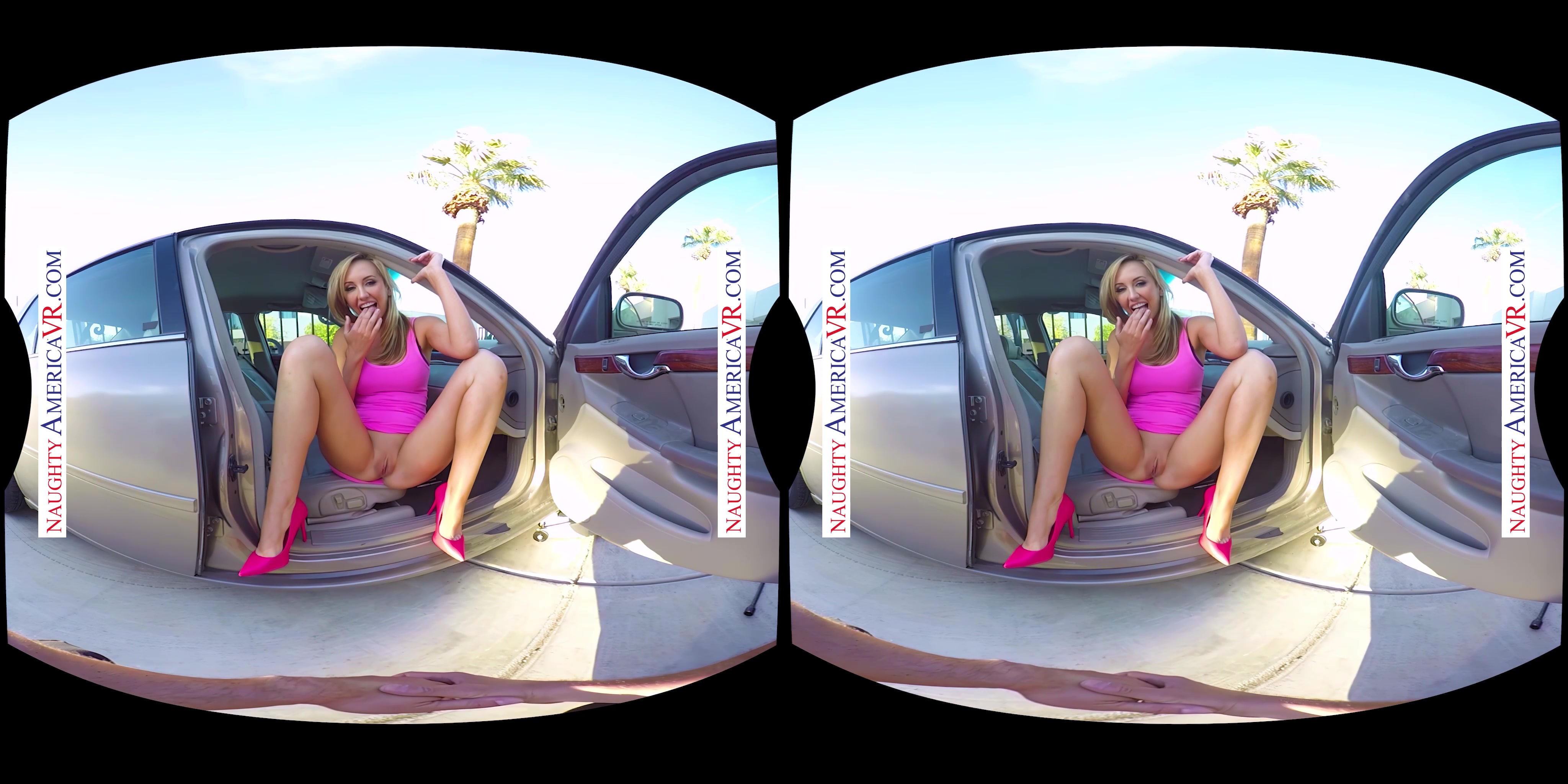 Horny babe Brett Rossi shows how thankful she is that you changed her flat tire