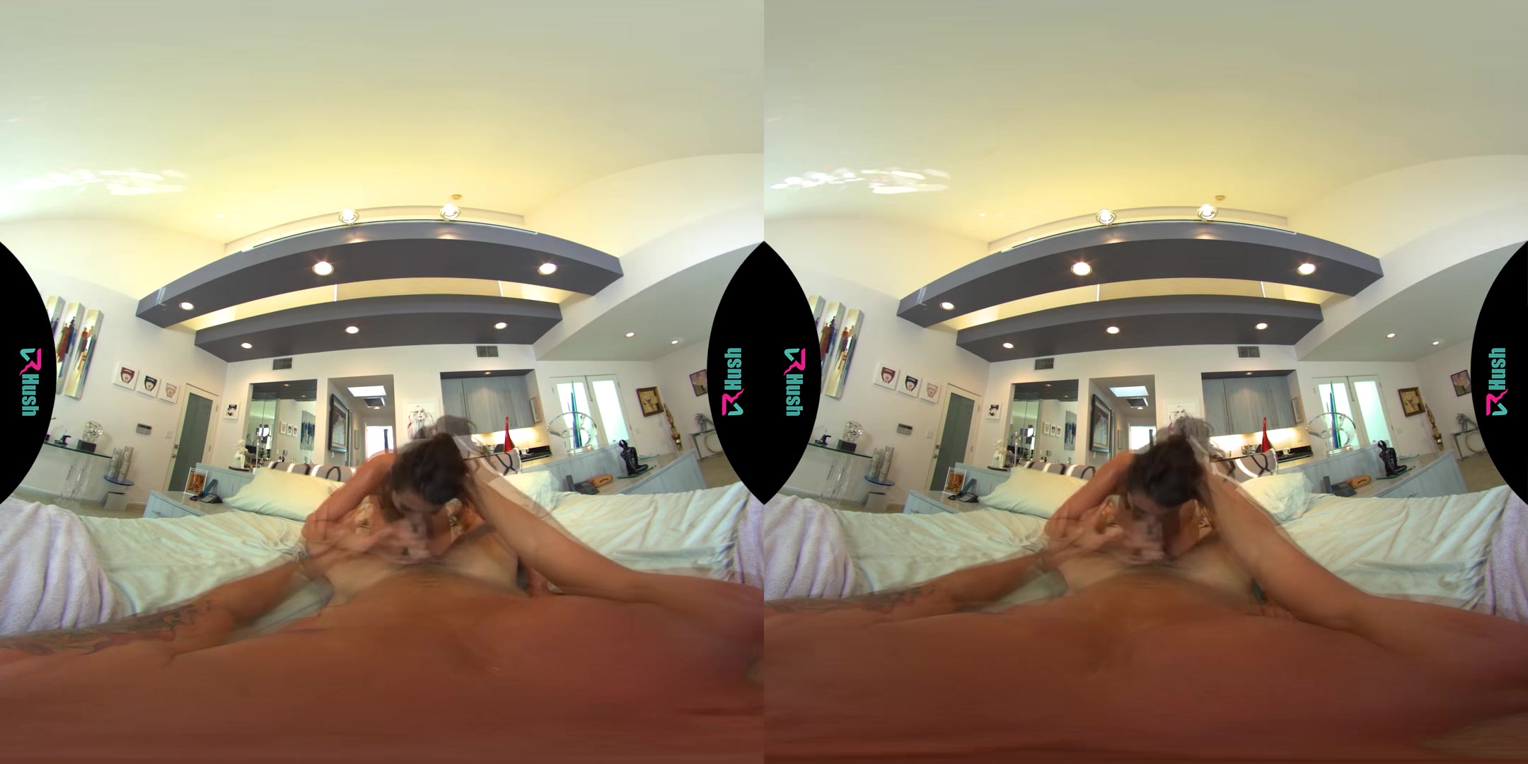 VRHUSH Naughty babe Lily Adams is ready to ride your cock