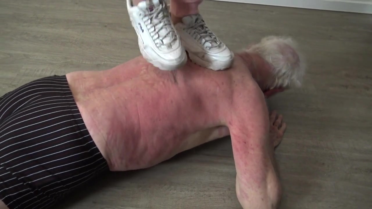 Old beating victim of the sadistic home help! by Femdom Austria