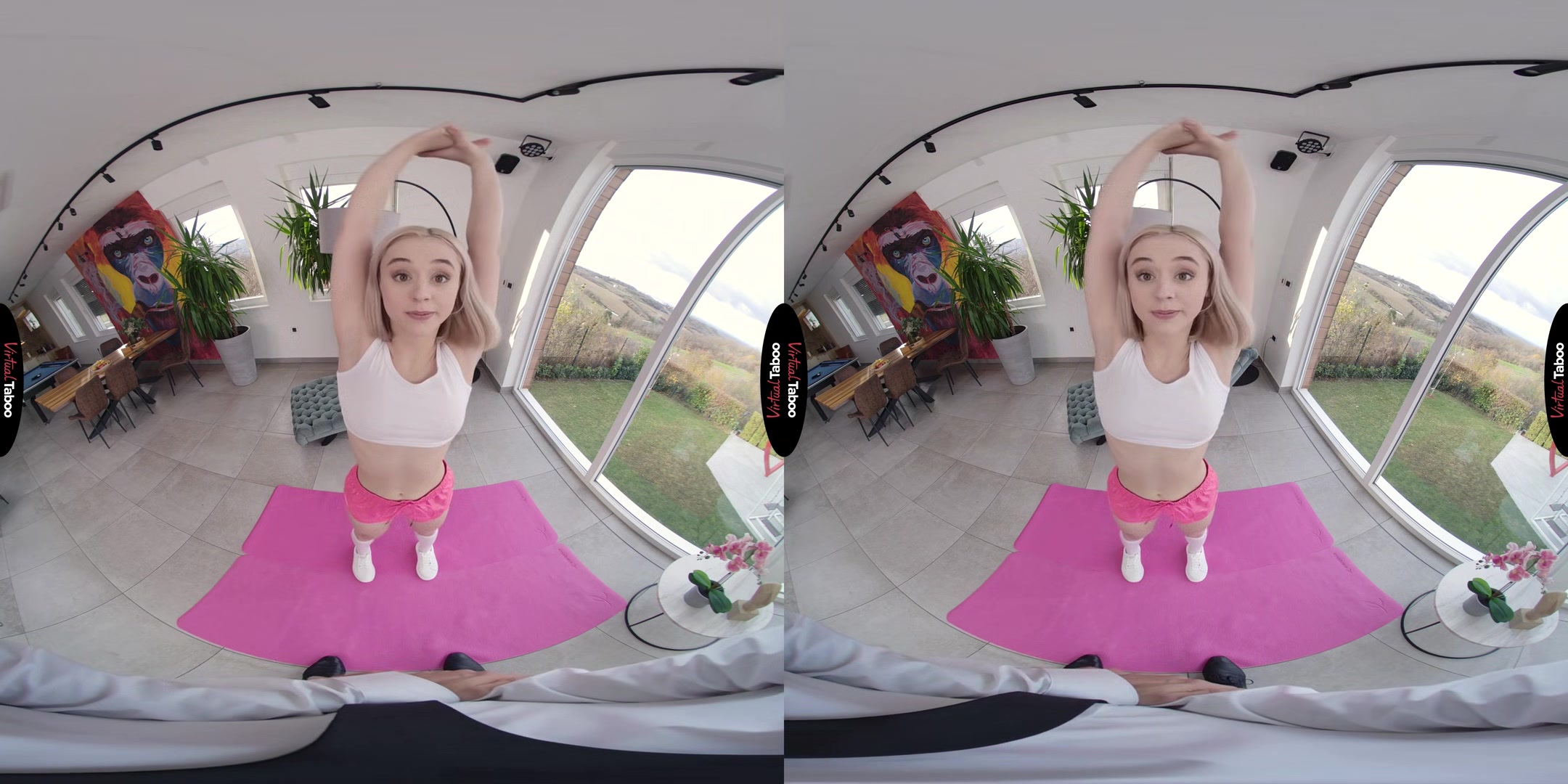 Molly Cute VR Porn: Getting Fit With Stepdaddy - VirtualTaboo