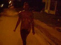 Nude walk around the hood