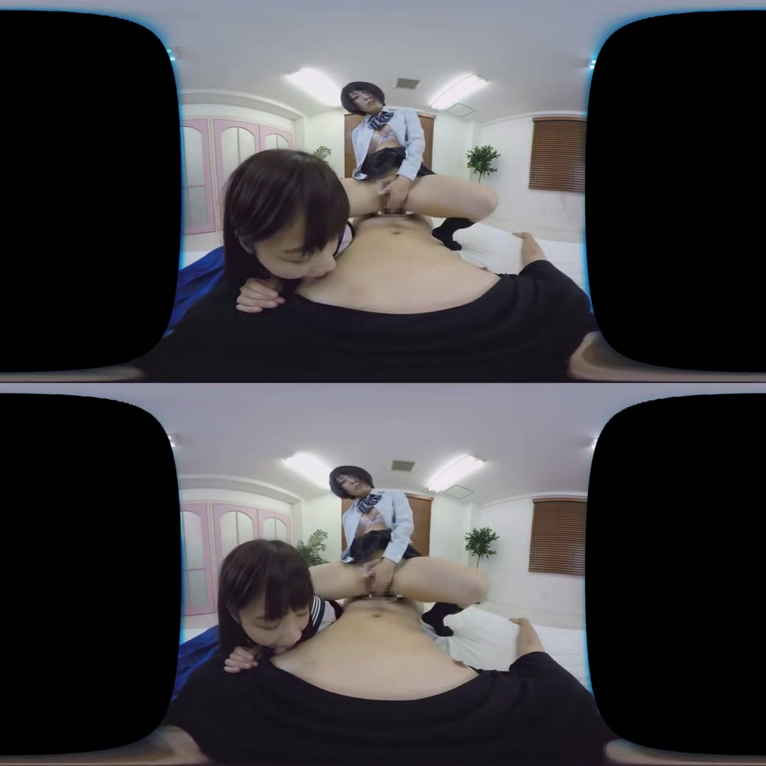 Schoolgirls' Virtual Health Lesson; Japanese Teen MFF Threesome