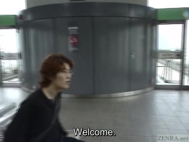 Subtitled Japanese public blowjob and streaking in train