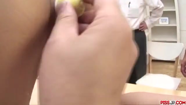 Anna Mizukawa pumped and made to swallow fresh jiz - More at Pissjp.com
