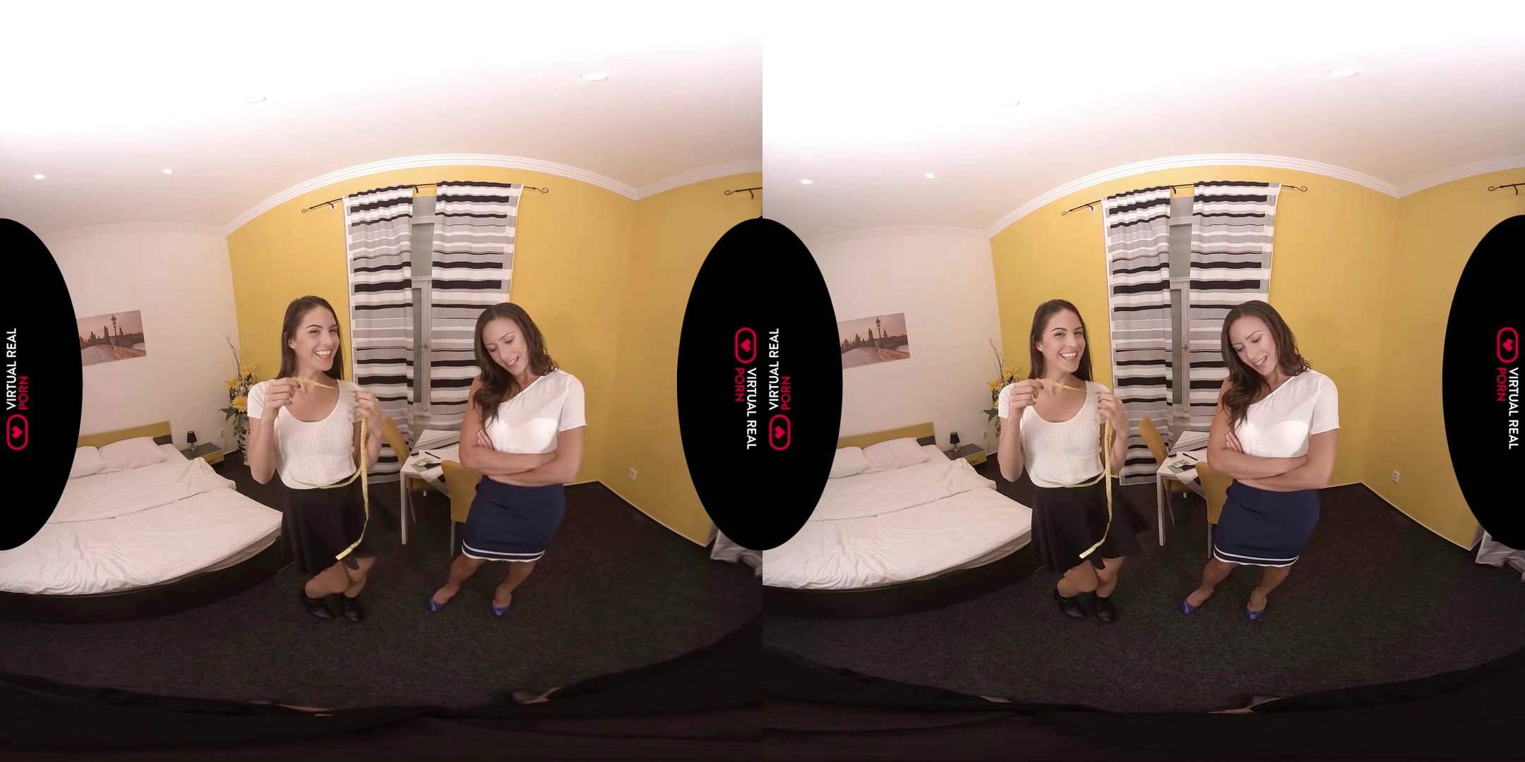 Carolina Abril & Cassie Del Isla in Sex--Porter - VirtualRealPorn