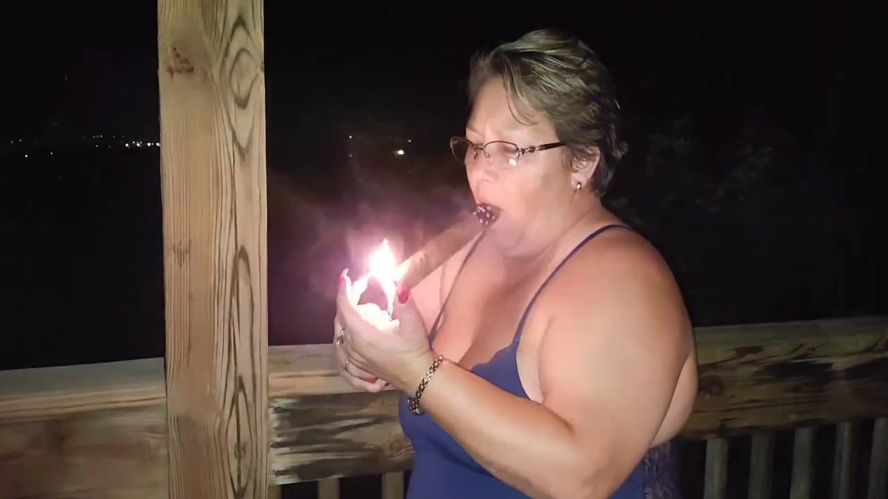 Huge Cigar Smoking