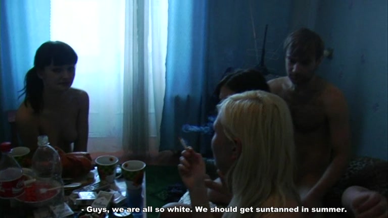 students 18+ orgy on a sofa