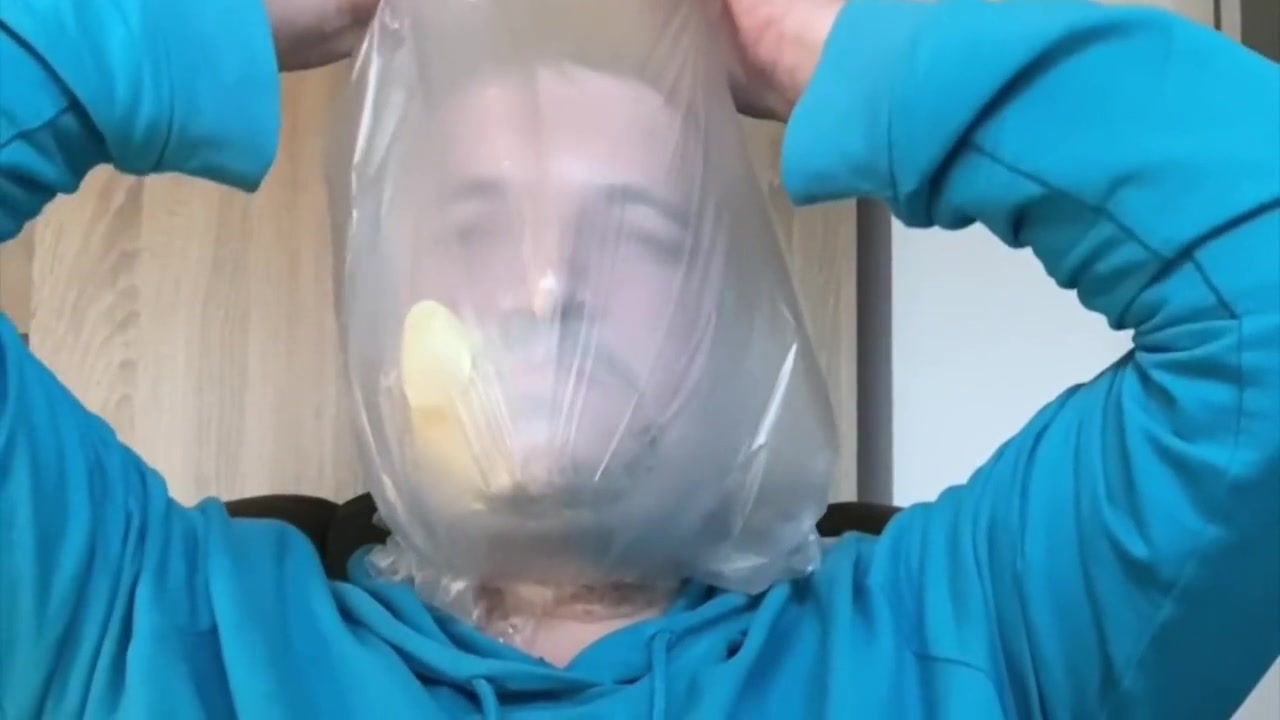Bhdl - Latexglove Breathplay - Christmas Eve Trashbag Training - 208 Seconds