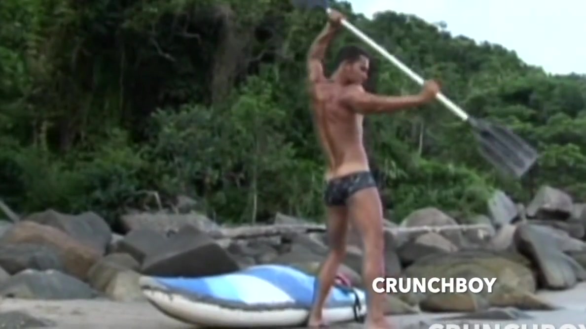 Two Sexy Latino Boys Fucking Bareback In The Public Beach For Fun Exhib