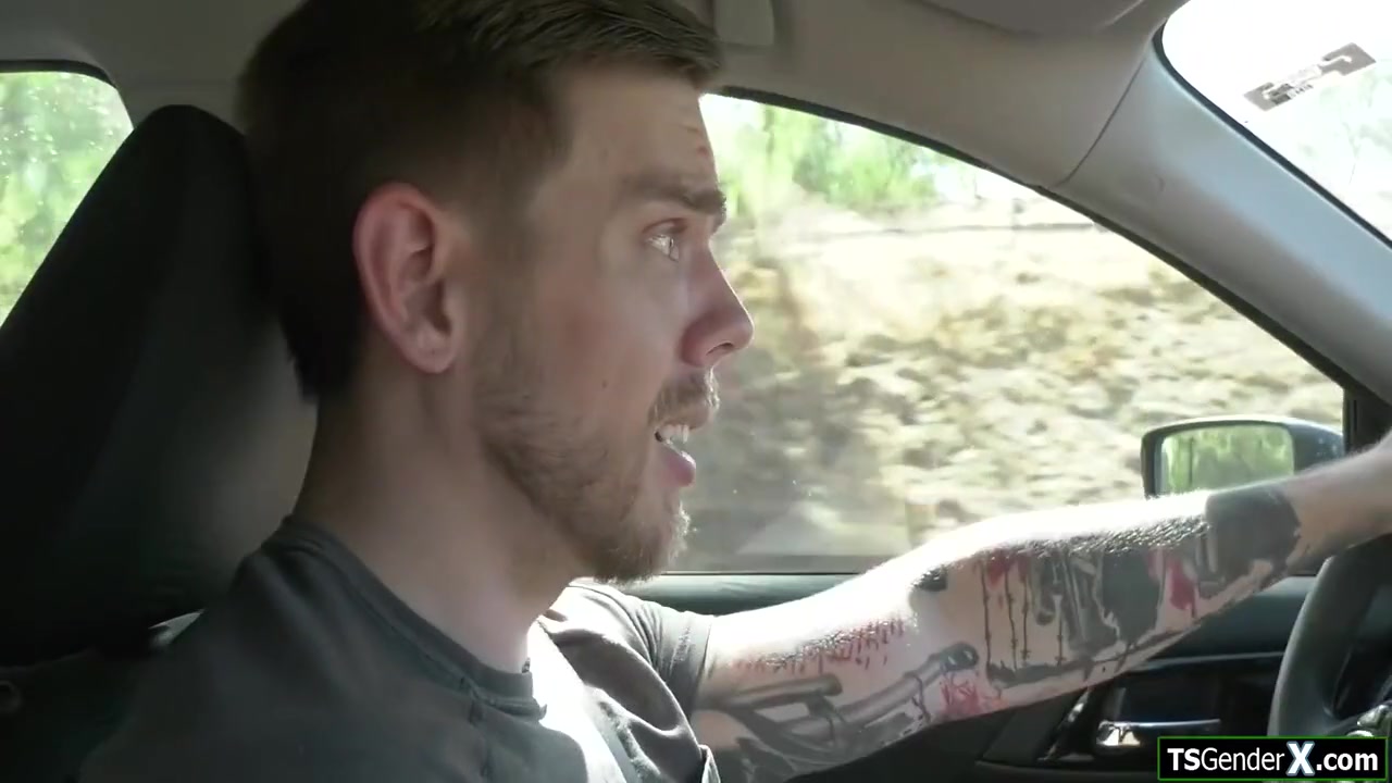 Jade Venus And Steve Rickz In Big Tit Trans Hitchhiker Wants To Get Anal Fucked