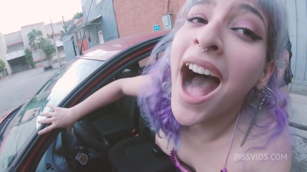 Anal 0% pussy Piss Mouth/ass Maid 19 y.o fucked in the street with gala dress after party Outdoor - PissVids