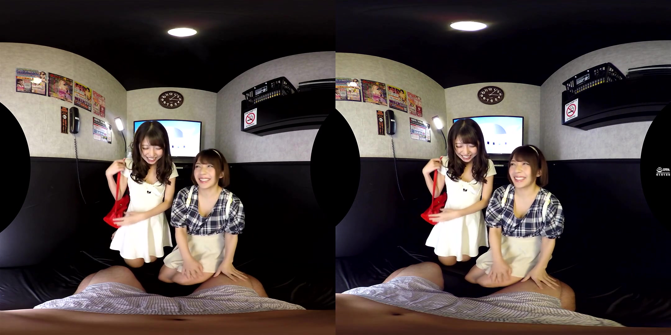 Rena Aoi & Rika Mari in Rena Aoi & Rika Mari Secret Sex in a Karaoke Box - CasanovA