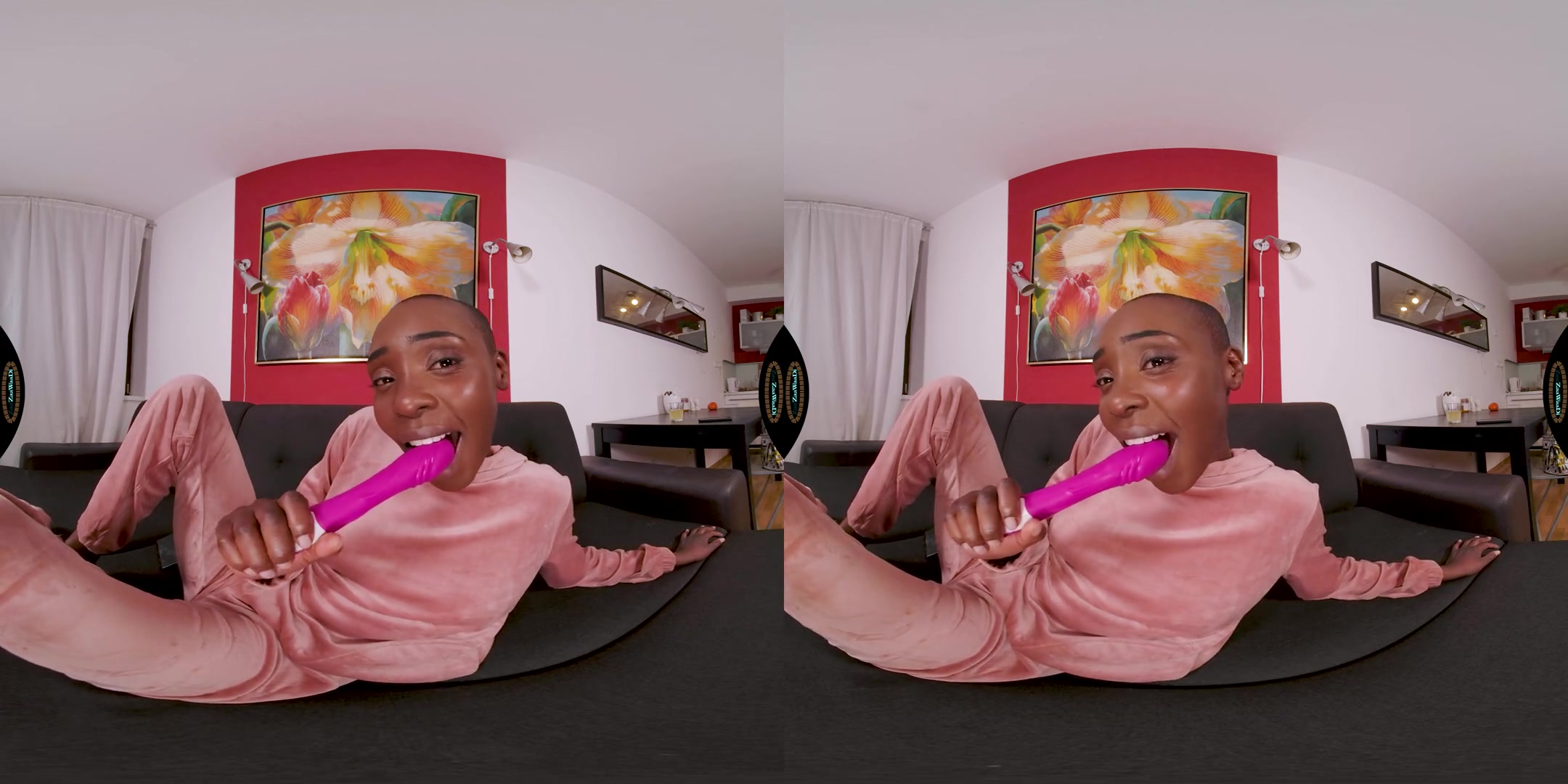 Lazy Afternoon Selfies And Fun On The Couch - Busty Ebony Babe Solo