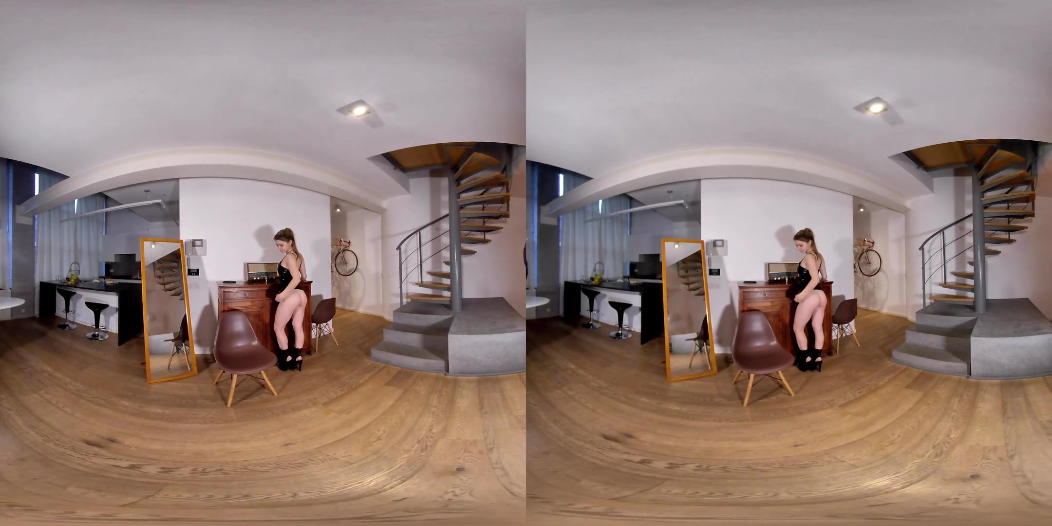 Bad Girl Lina - Horny teen 18+ Solo in Vinyl - SexLikeReal