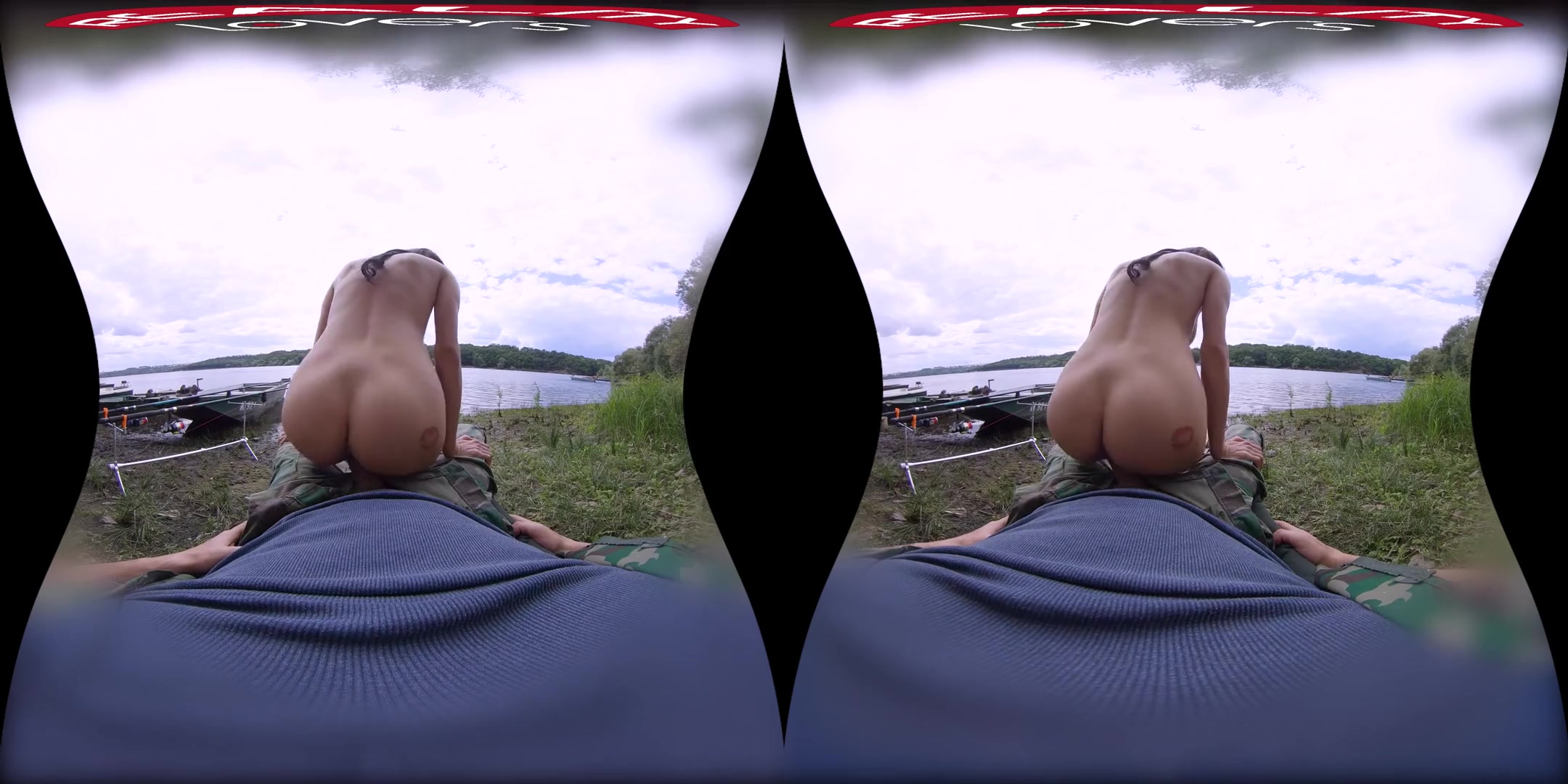 Fisherman's Friend got Sucked - Busty teen 18+ Babe Fucks by the Lake