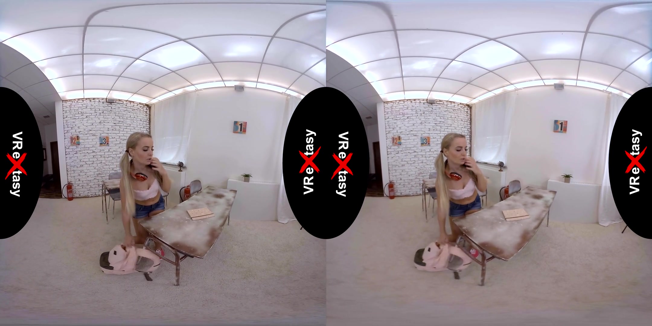 Victoria Pure - Solo; Adorable Blonde Babe Solo Masturbation