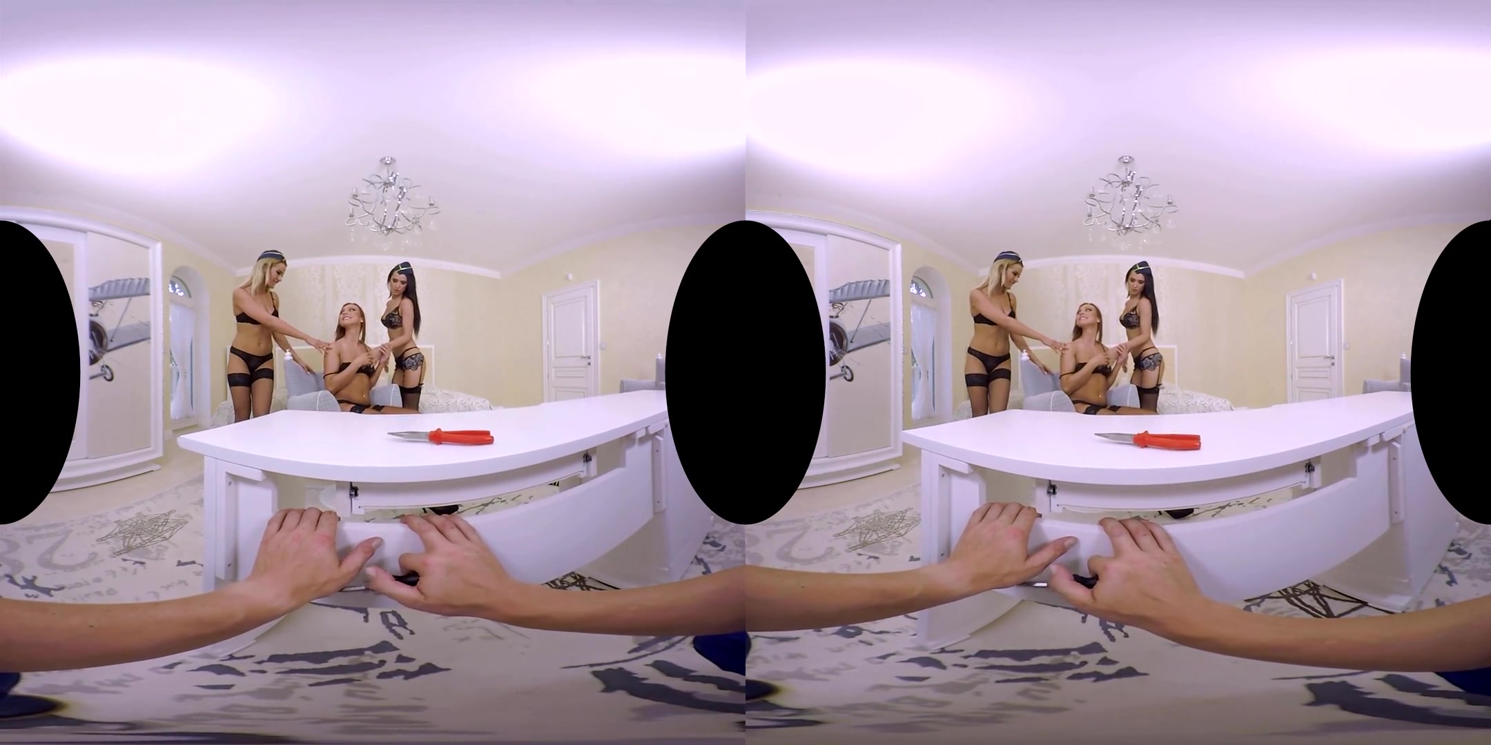 Morgan Rodriguez & Cherry Kiss & Angie Moon in Business Class Sluts - - RealityLovers
