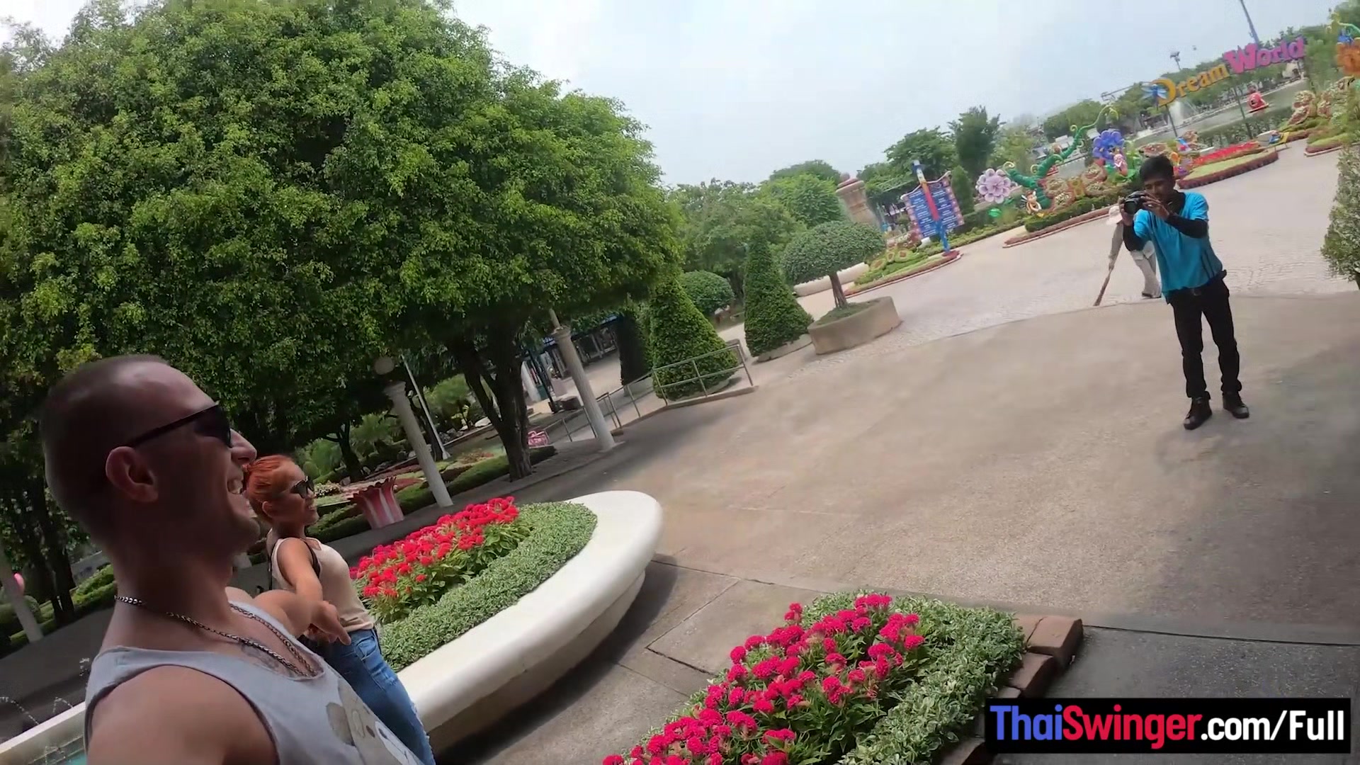 Big ass Thai amateur girlfriend fun day out with horny sex once back home