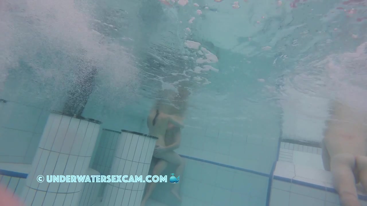 Crazy Young Couple Fucks Everywhere In A Public Pool