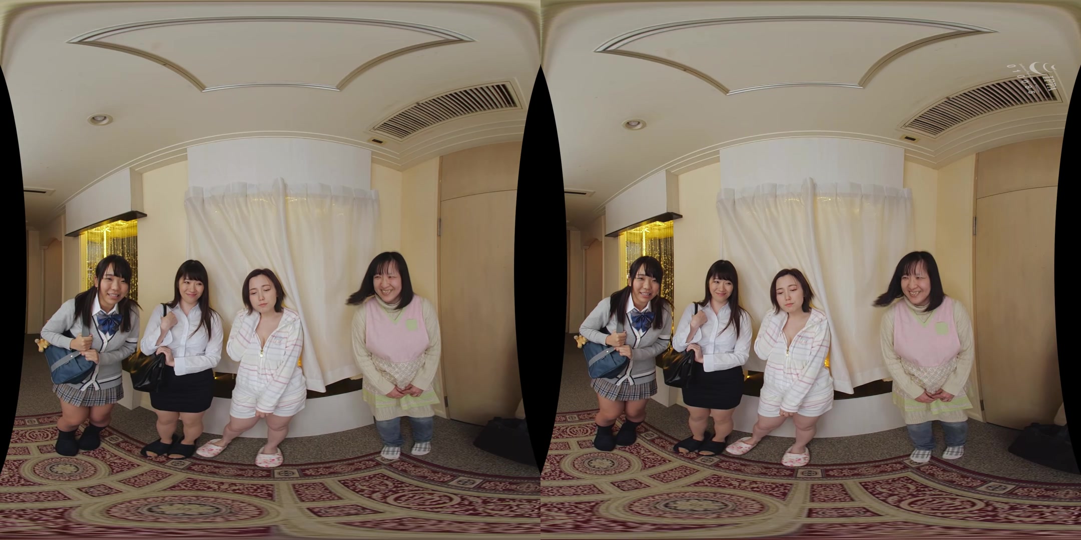 Living with Three Big Tits Stepsisters - TMAVR
