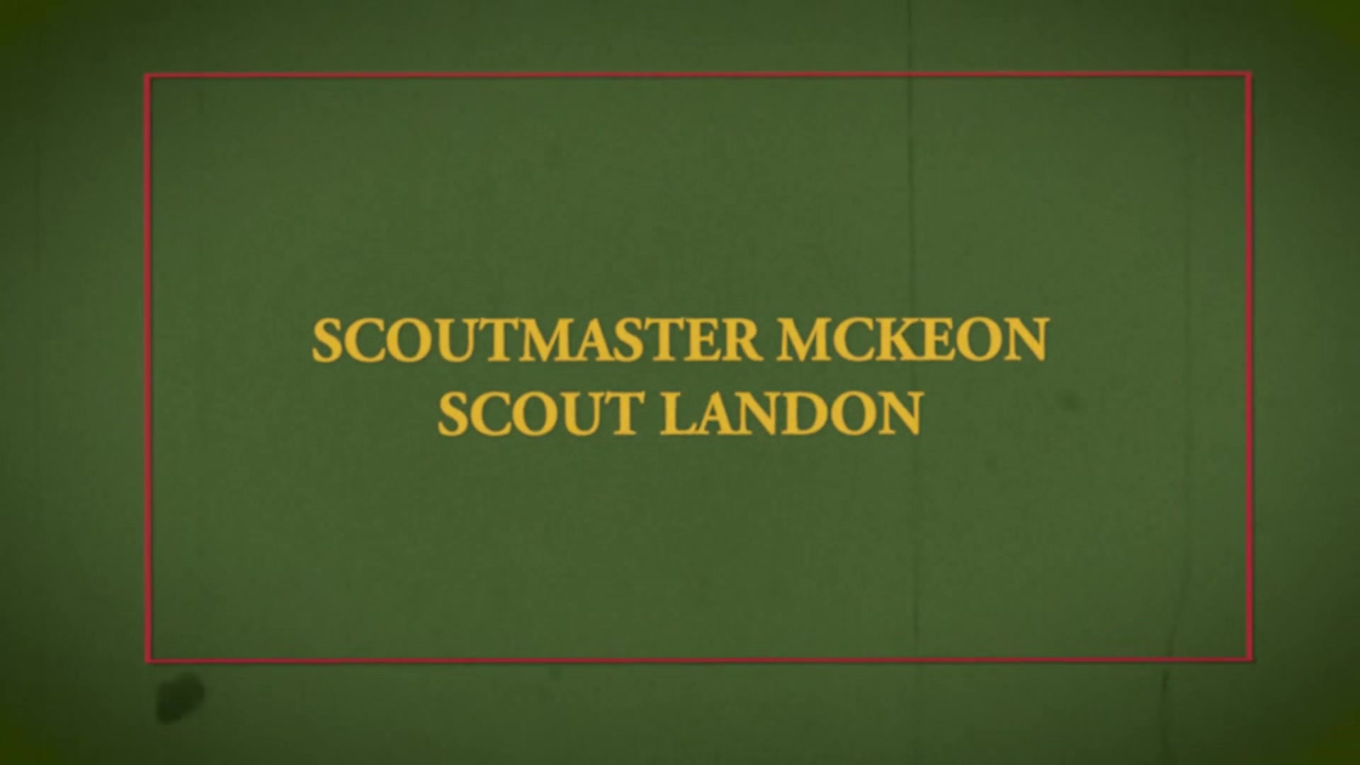 SCOUT LANDON Chapter 4 - Setting Up Shelter