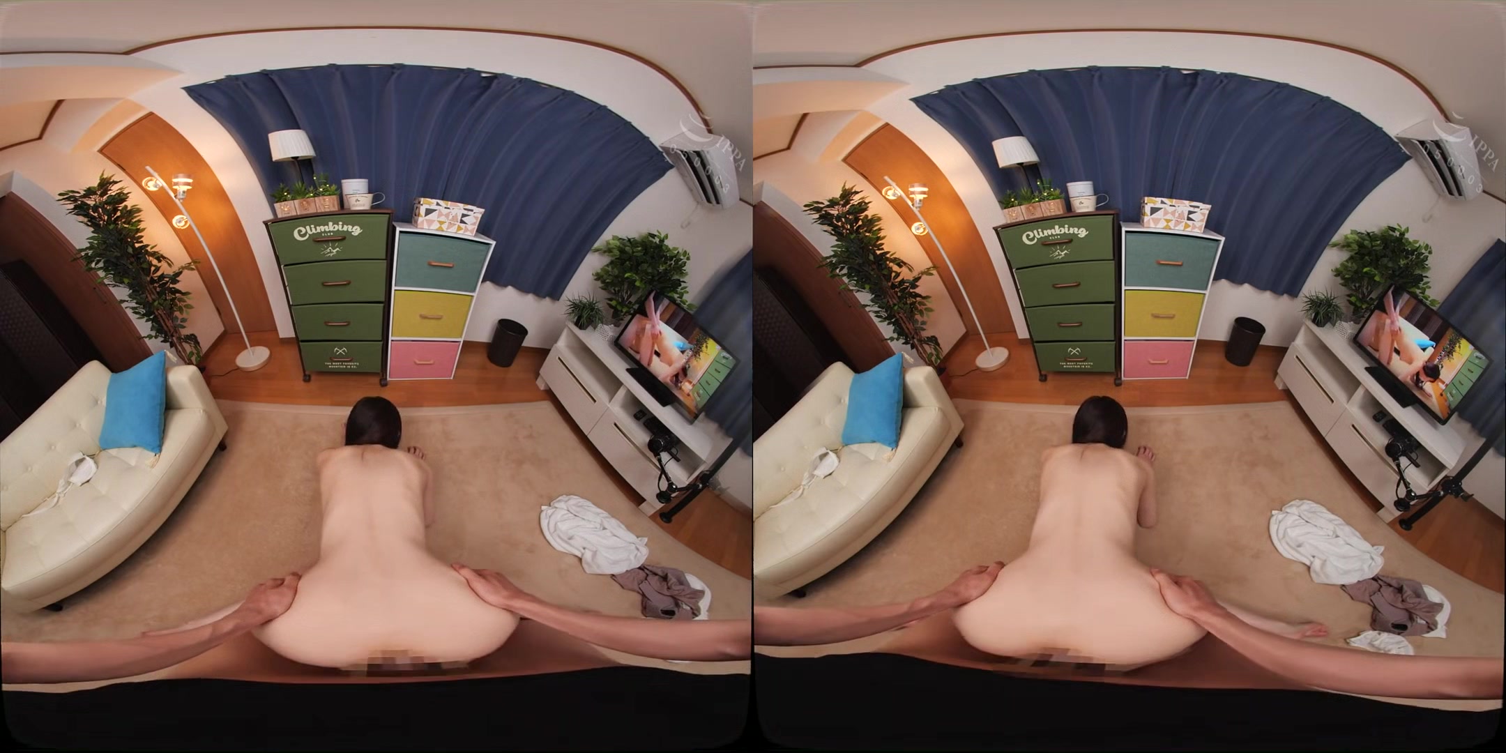 Mask Girl VR - Asian Teen POV Riding Dick - SexLikeReal