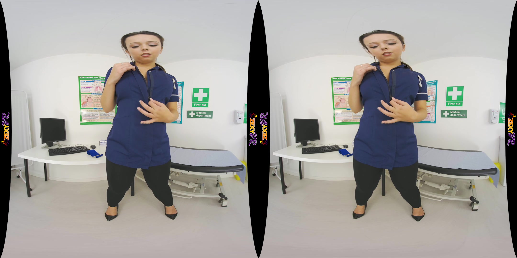 Examine My Uniform featuring Alice Katz - ZexyVR