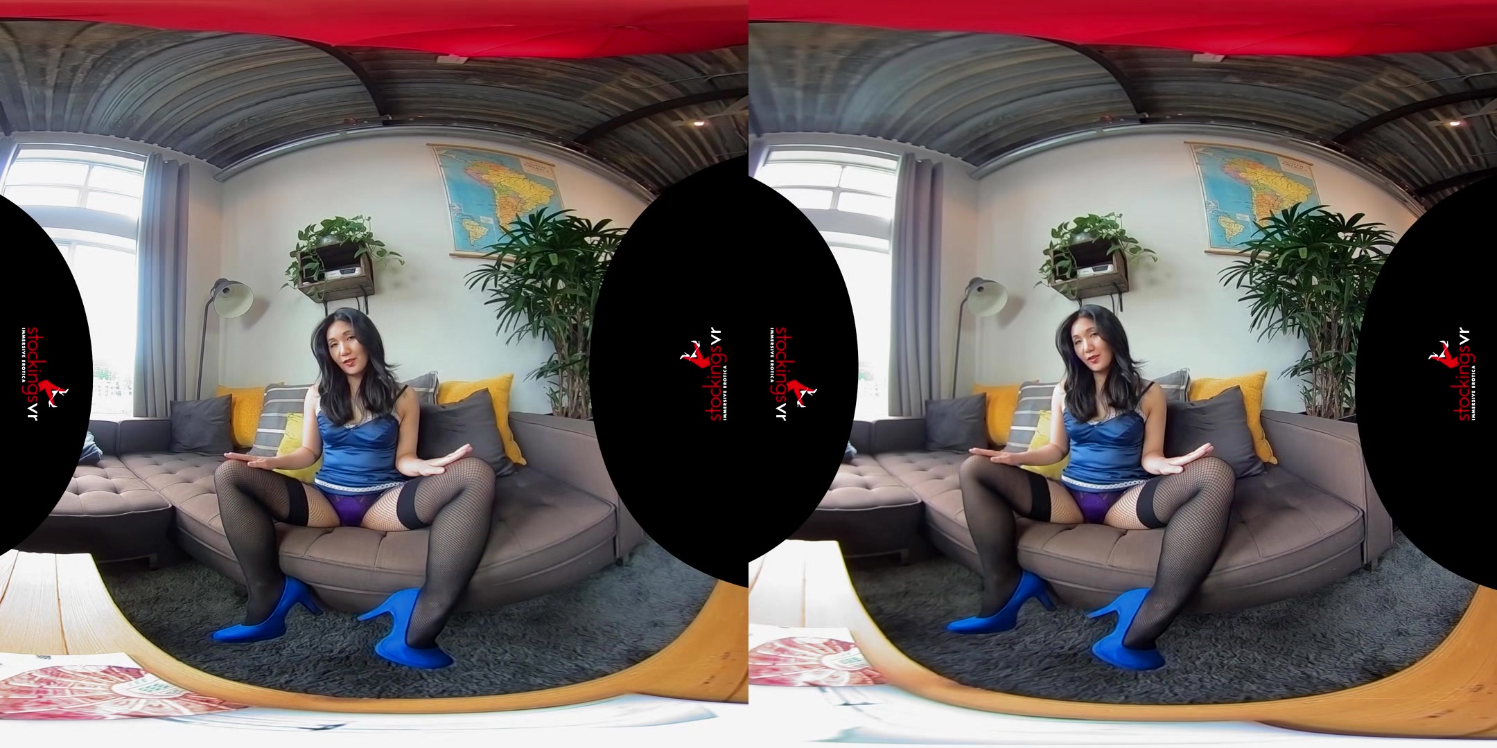 Bad Girls Wear Fishnets Starring Amy Jane - Sexlikereal