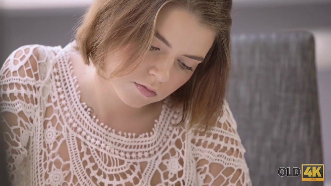OLD4K. Sex with old guy was more important for chick than exams