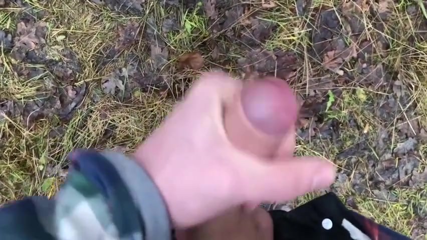 Alone In Field.amazing View And Big Cum