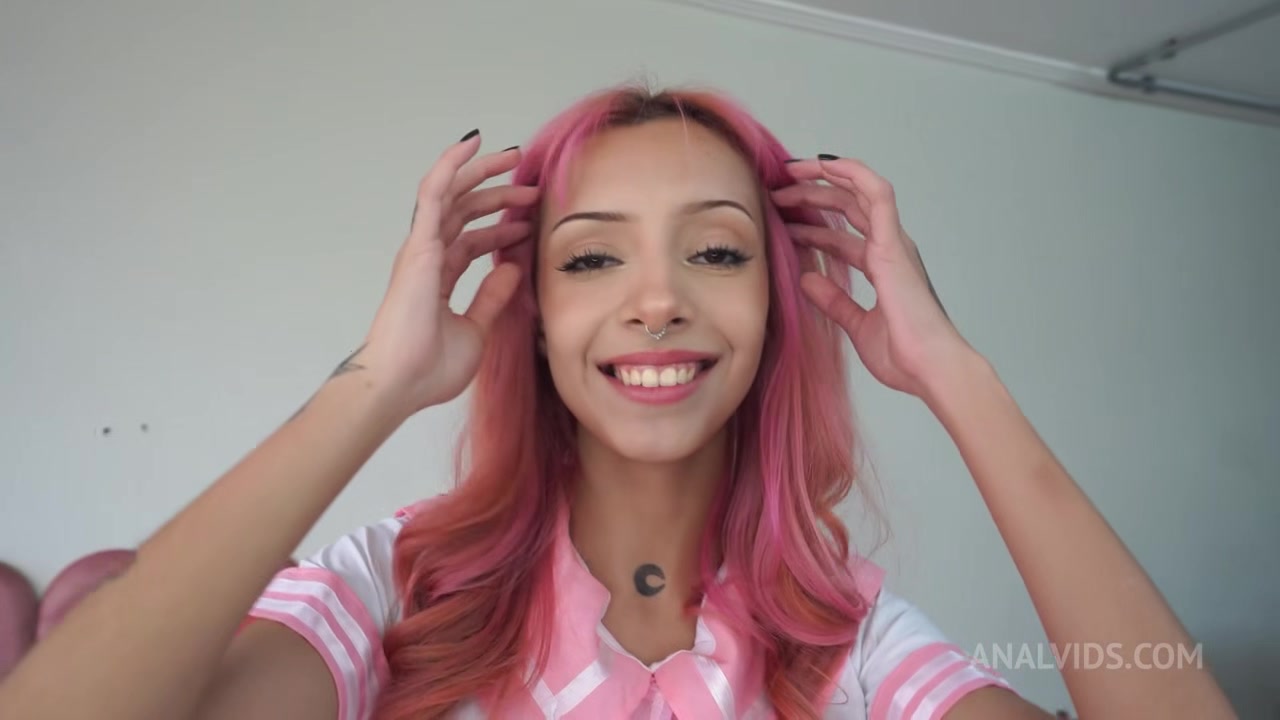 Khali Noire, Very Pretty Slim Brazilian First Time Fucked By