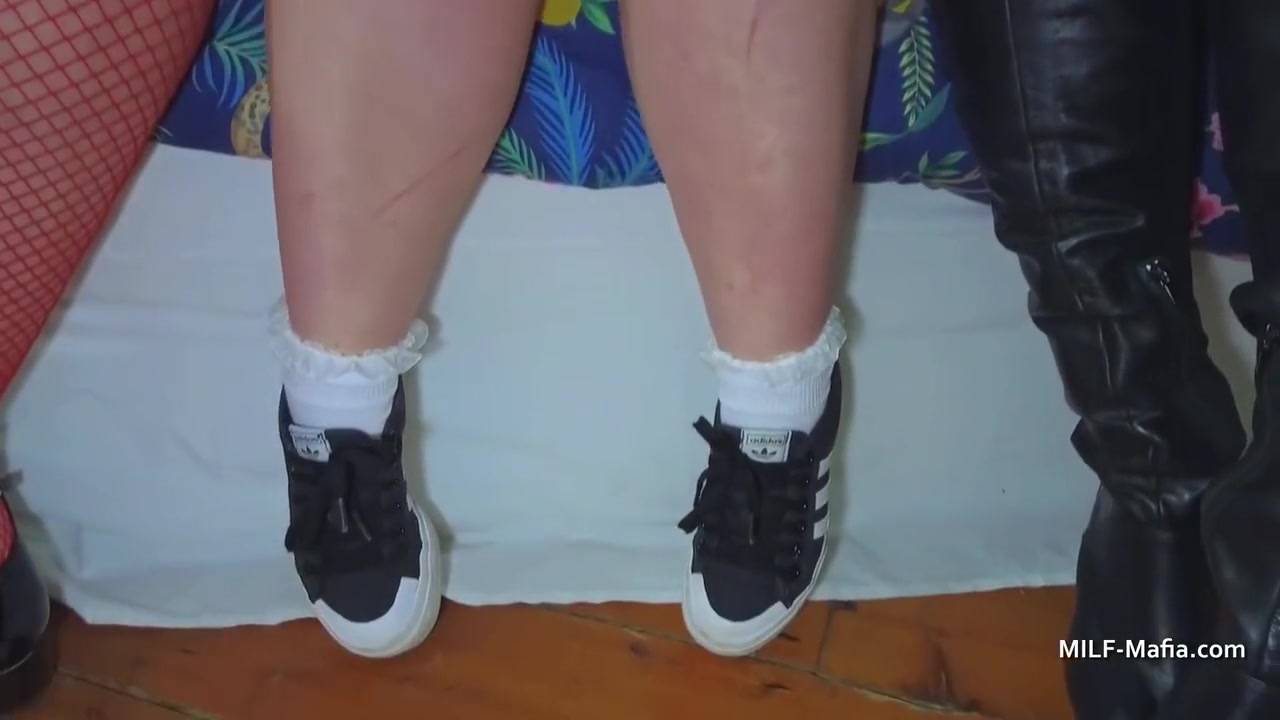 Devon Breeze In Busty And Thick Thighs Duo Play With A Younger Chubster And Big Sex Toys