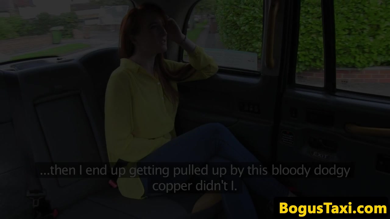 ginger taxi brit pussylicked and fingered