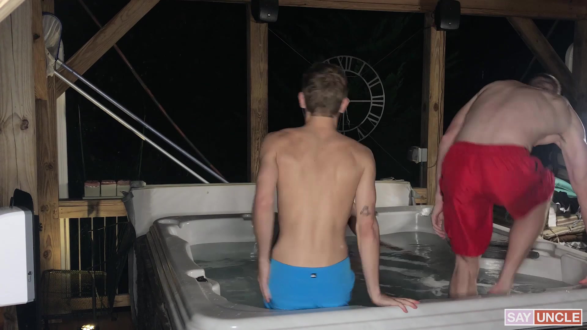 3 stepbrothers in a jacuzzi - Apollo Fates, Aiden Asher, Jesse Bolton