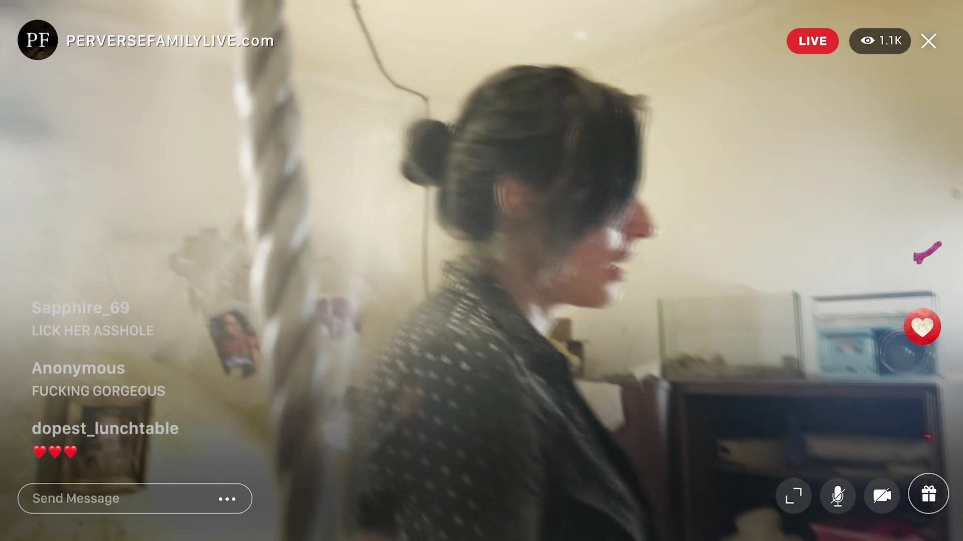 PERVERSE FAMILY LIVE - Lina's Hairy Cunt: Replay the kinkiest livestream!