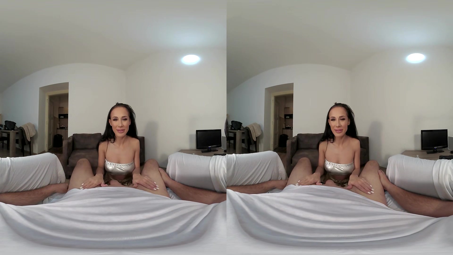 Nicole Love: Silver And Gold - Big Tits Shaved Riding Pov Cumshot